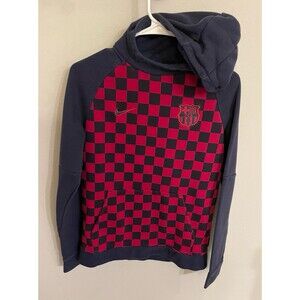 Nike FC Barcelona Football Soccer Hoodie Sweatshirt, Size Youth Extra Large
